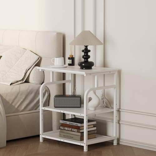 Unionly Large Rolling Printer Stand with Height Adjustable Shelf and Wheels - Image 4
