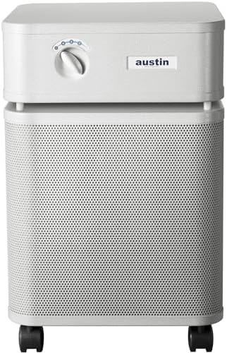 Austin Air HealthMate Plus Air Purifier - Advanced 4- Stage Filtration Air Purifiers For Home with Activated Carbon & Zeolite - Ideal as Air Purifiers for Bedroom or Large room, Model B450 Sandstone by AustinAir