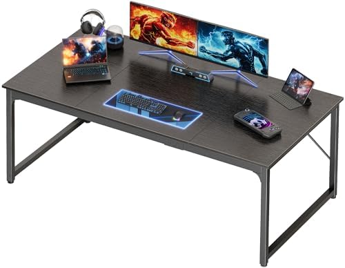 PRAISUN 63 X 29.5 Inch Computer Desk with Deeper Desktop by PRAISUN