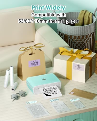 Phomemo M04S Sticker Thermal Printer, 300 DPI, Print 2/3/4 inch Width - Image 2