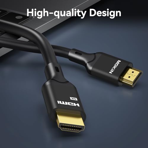 MOKiN HDMI Cable, 3.94ft, 4K@60Hz, High-Speed 4K HDMI 2.0 Cord (18Gbps), 2160p, 48 bit, Compatible with TV/PS7/Xbox/Roku - Image 4
