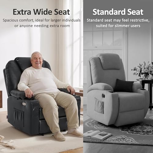MCombo Oversized Power Lift Recliner Chair for Elderly, Big and Tall R7510 - Image 4