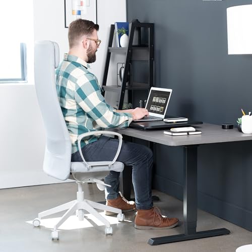 VIVO Black 32 in Single Top Standing Desk Converter, DESK-V032J - Image 6