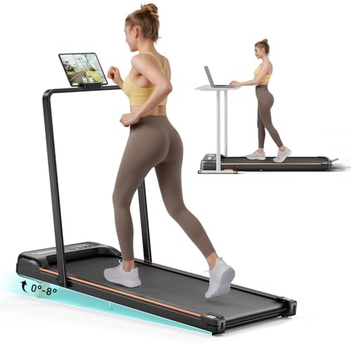 Abonow Walking Pad with Handle Bar - 2 in 1 Under Desk Treadmill by Abonow