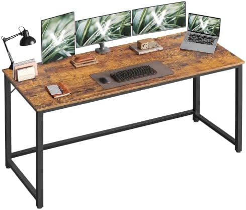 VASAGLE Computer Desk, Steel Frame Gaming Desk for Home Office, 63 Inch by VASAGLEbySONGMICSHOME