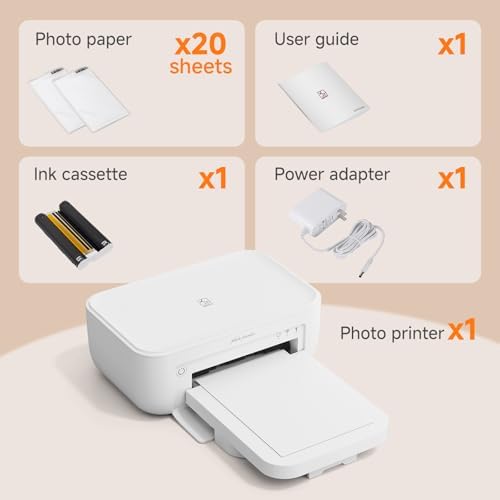 HPRT Photo Printer 4×6”,Wi-Fi for Phone, Thermal Dye-Sublimation,White - Image 4