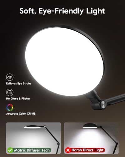 LitONES Desk Lamp for Home Office, Professional Video Call Light - Image 4