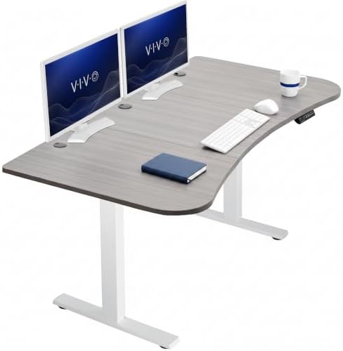VIVO Dark Gray 63 x 32 in Standing Desk, DESK-KIT-1W1G by VIVO