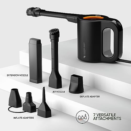 Sharper Image MACH 02 High Velocity Compressed Air Duster, 7 Attachments, Inflate and Deflate - Image 3