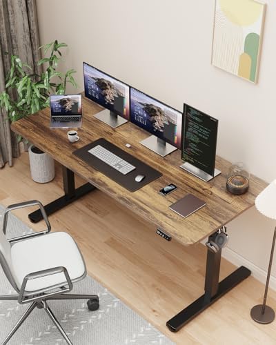 55" Large Electric Standing Desk Adjustable Height for Home Office - Image 2