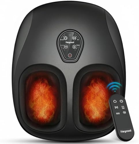 Heycool Shiatsu Foot Massager with Heat FSA Eligible HSA, Gift Men Women by Heycool