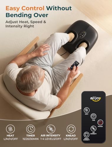 ALLJOY Foot Massager with Heat & Memory for Neuropathy, Gifts for Women Men - Image 5
