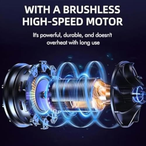 Storm Industries Jet Blower 2.0, 2026 Upgraded Electric Cordless Car Air Dryer Blower, 160,000 RPM 200 Mph, Handheld Turbo Blower for Car, Patio, Snow, Dust - Image 4