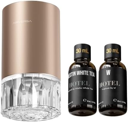 Airversa RD1 Waterless Essential Oil Diffuser Starter Kit, Titanium by Airversa