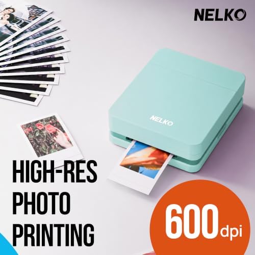 Nelko PP01 Photo Printer, 2x3 Portable Mini Printer with 100 Sheets, Green - Image 4