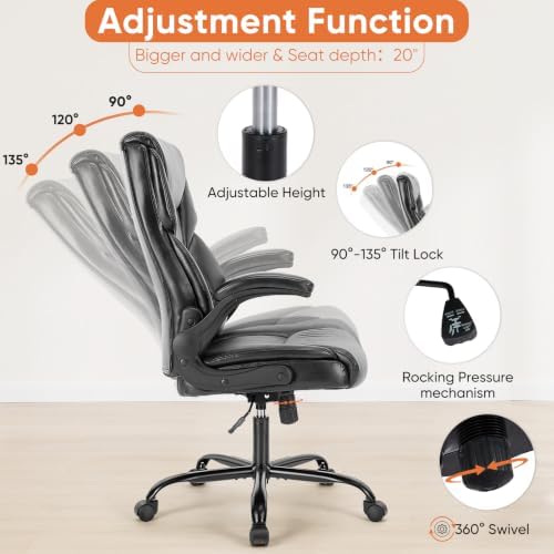 Sweetcrispy Heavy Duty Office Chair, Gaming Desk Chair 2 Pack - Image 4