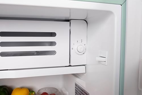 Frigidaire Refrigerator-Retro Mini Fridge Energy Saving-Adjustable Thermostat Control- Ideal for Dorm, Office, RV, Garage, Apartment 3.1 Cu Ft, GREEN - Image 6