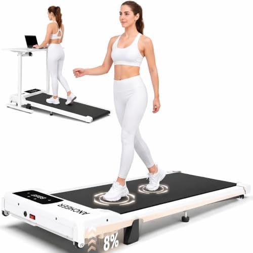 ANCHEER Walking Pads, 2 in 1 Under Desk Treadmill 2.5HP Compact Running Machine with Remote Control, 300lbs Weight Capacity for Home/Gym/Office,Ultra-Quiet, Installation-Free by YourHealthyLifestyle