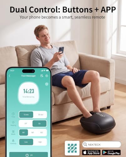 Nekteck Foot Massager with Remote APP Control, HSA Eligible FSA - Image 6