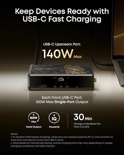 Anker Prime Docking Station (DL7400), Black Myth: Wukong Limited Edition - Image 5