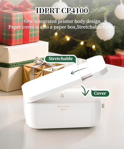 iDPRT 4x6 Photo Printer - 108 Sheets & 2 Ribbon, Instant Picture Printer for iPhone, Android - Thermal Dye Sublimation, WI-Fi Connnecting, Color Photo Printers for Home Use - Image 5