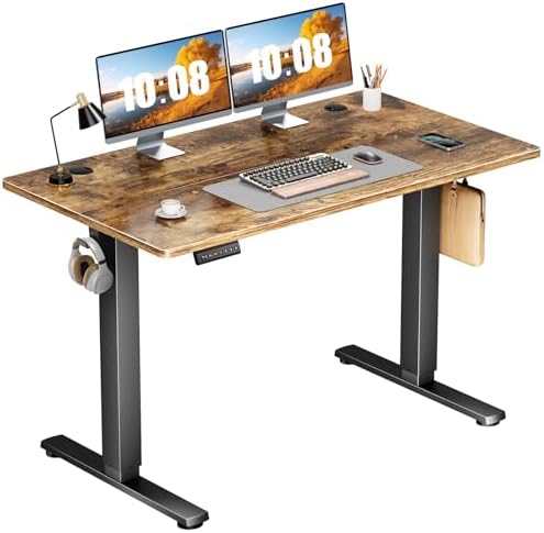 Sweetcrispy Electric Standing Desk, Computer Desk, 48x24 Inch by Sweetcrispy
