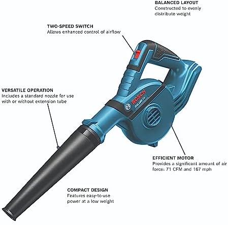 Bosch GBL18V-71N 18V Cordless Blower (Bare Tool) - Image 2