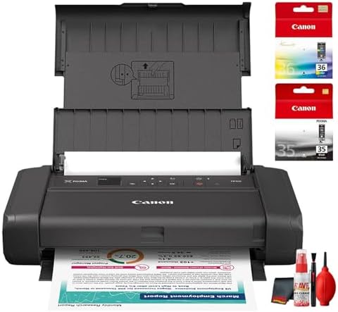Canon PIXMA TR160 Mobile Printer (7069C002) Bundle by Unknown