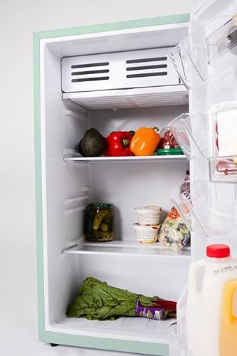 Frigidaire Refrigerator-Retro Mini Fridge Energy Saving-Adjustable Thermostat Control- Ideal for Dorm, Office, RV, Garage, Apartment 3.1 Cu Ft, GREEN - Image 4
