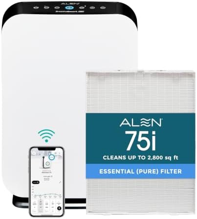 Alen 75i HEPA Air Purifier, Essential Filter, Covers 2,800 Sq Ft by AlenCorp