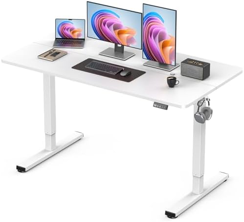 48" Large Electric Standing Desk Adjustable Height for Home Office by XyndyxErgonomicDesign