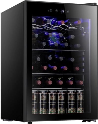Antarctic Star Wine Cooler Beverage Refrigerator Mini Fridge 4.4 cu.ft by AntarcticStar