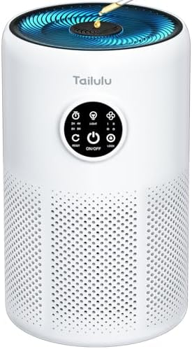 Tailulu Air Purifiers for Home Bedroom with Washable Filter Up to 1600 Ft² by Tailulu