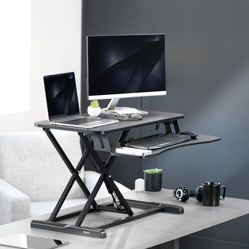 VIVO Black 32 in Standing Desk Converter, DESK-V000K - Image 2