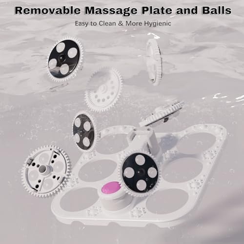 Ranjova Foot Spa Electric Rotary Massage with Heat, Bubble, Remote Control - Image 4