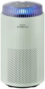 COWAY Air Purifier for Bedroom up to 500 ft², HEPA and Deodorization Filter for Smoke, Allergies, Pet Dander, AQI Monitor, Auto Mode, Filter Indicator, Night Light, 2yr Warranty, Airmega 50 Sage Green by Coway
