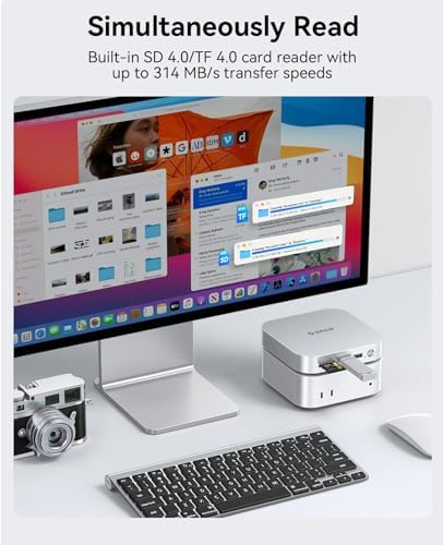 ORICO MiniLink 40Gbps 7-in-1 Mac mini M6, M5 Pro, M4/M4 Pro Dock Stand - Image 6