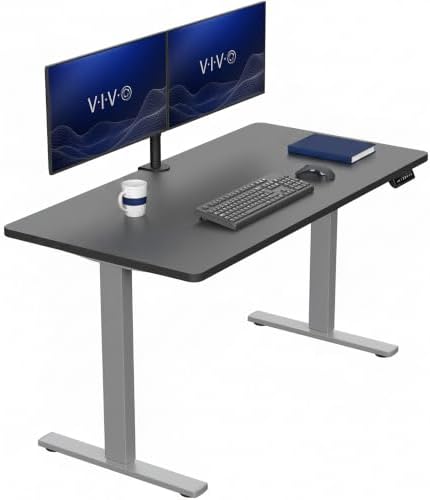 VIVO Black 55 x 28 in Standing Desk, DESK-KIT-1G55B by VIVO