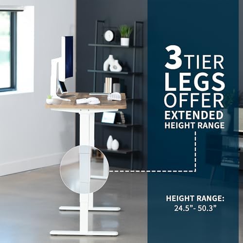 VIVO Reclaimed Wood 55 x 28 in Standing Desk, DESK-KIT-2W55P - Image 5