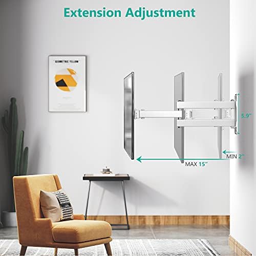 WALI Wall Mount Full Motion for Show 15 21, Reinforced Tube for Stability - Image 5