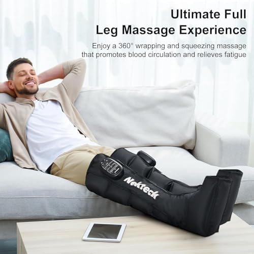 Nekteck Cordless Leg Compression Massager for Circulation, (2-Pack) Small - Image 4