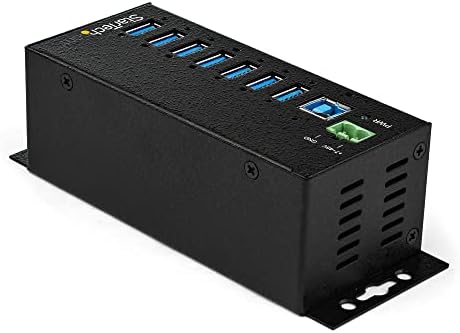 StarTech 7-Port Industrial USB 3.0 Hub 5Gbps, ESD Surge, TAA (HB30A7AME) - Image 2