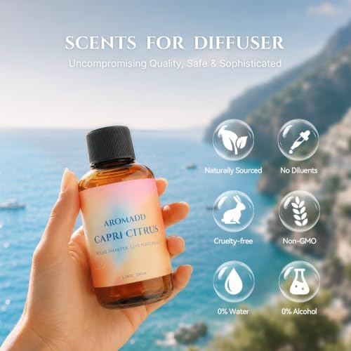 AROMADD Capri Citrus Diffuser Oil Refill, Volcano-Inspired, 3.38 Fl Oz - Image 3