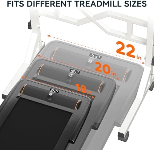 Oransail Small Standing Desk with Wheels, 29.5-45.3 Inch Adjustable Height - Image 5