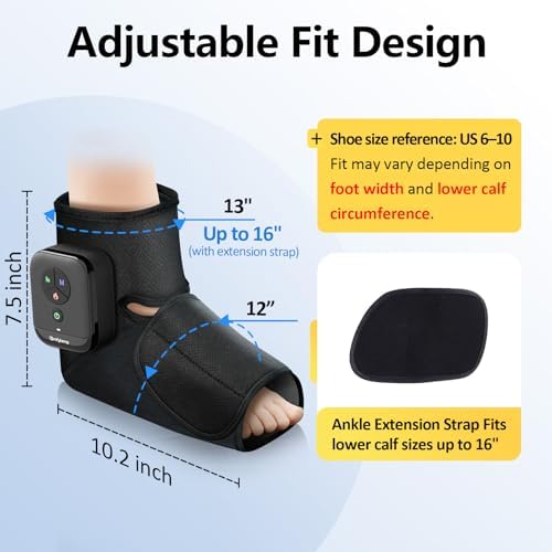 Comfytemp Air Compression Recovery Device for Foot (1 Pack, Fits Size 6-10) - Image 5