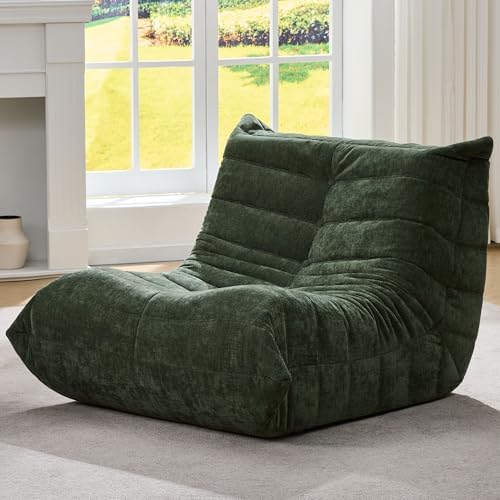 Hobestluk Adults Bean Bag Chair Faux Fur BeanBag Couch for Living Room by YourHomeDeservesMore