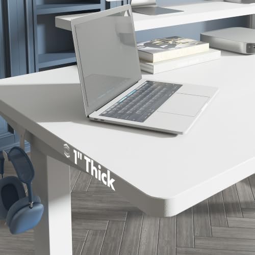 FLEXISPOT 48"x30" Electric Standing Desk, White - Image 3