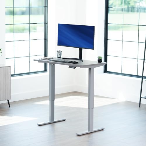 VIVO Dark Gray 43 x 24 in Standing Desk, DESK-KIT-1G4G - Image 2