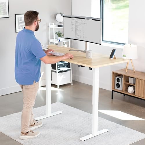 VIVO Light Wood 71 x 30 in Standing Desk,DESK-KIT-0W7C - Image 2