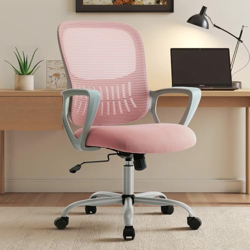 OLIXIS Home Office Chair, Mesh Desk Chair, Ergonomic Lumbar Support by OLIXIS